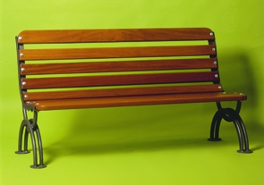 Panchina modello Iroko