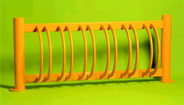 Portabiciclette ovale a 6 posti