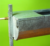 Particolare protezione con livello troppo pieno