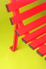 Particolare del tampone della stecca e del supporto forato da tassellare