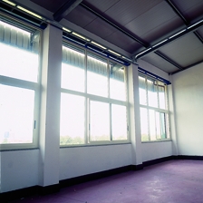 Vista interna delle vetrate