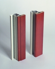 Profilo telaio e anta legno - alluminio