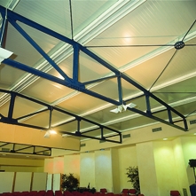Controventi e copertura interno sala congressi